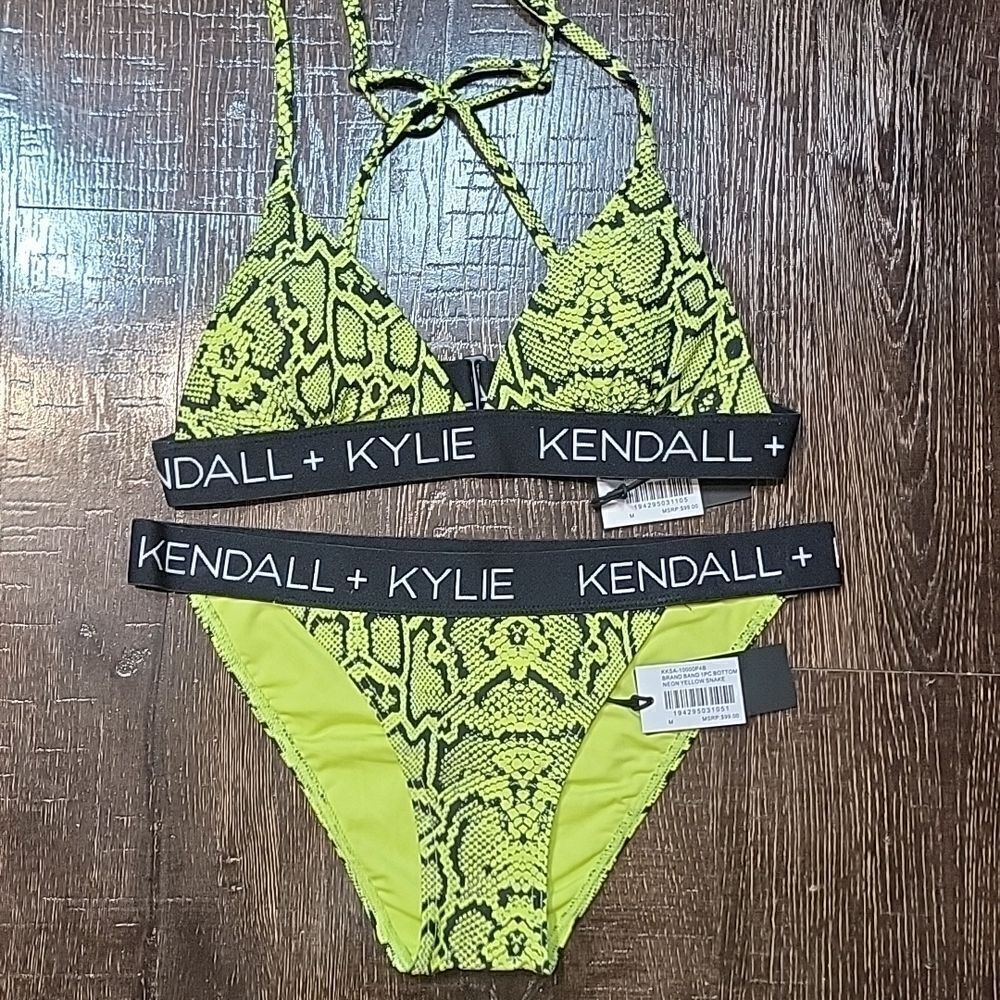 Kendall & Klyie Snake Banded 2-piece Bikini Set - Picture 13 of 16